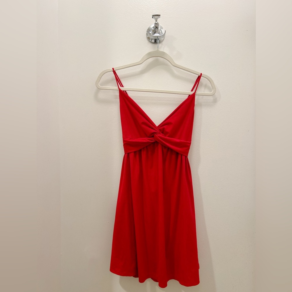 flirty red dress
